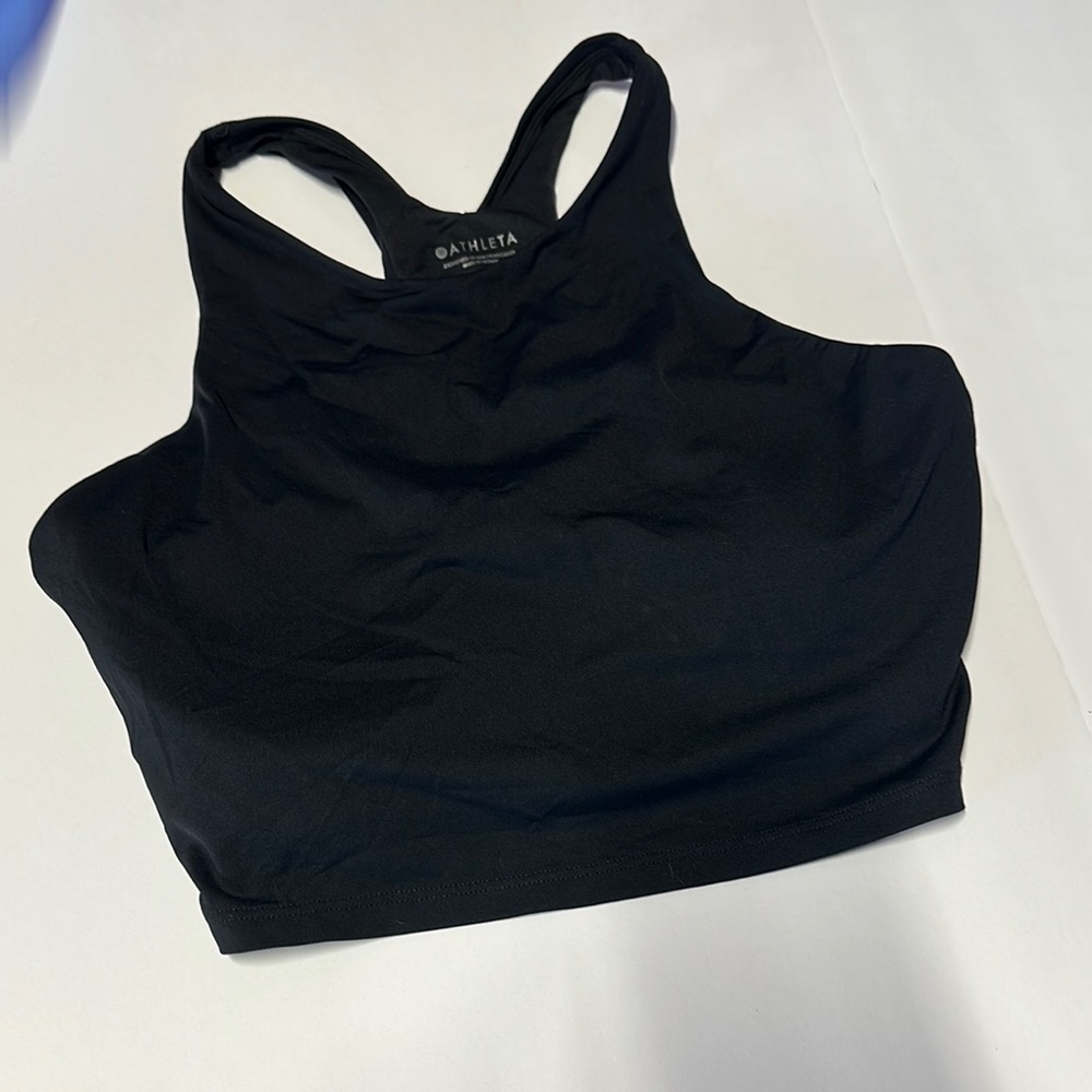Athleta Black Racerback Sports Bra for Intimates